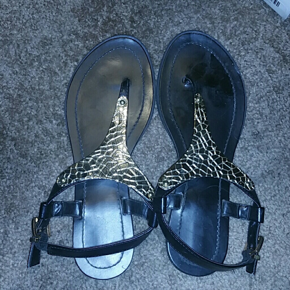 Black sandals